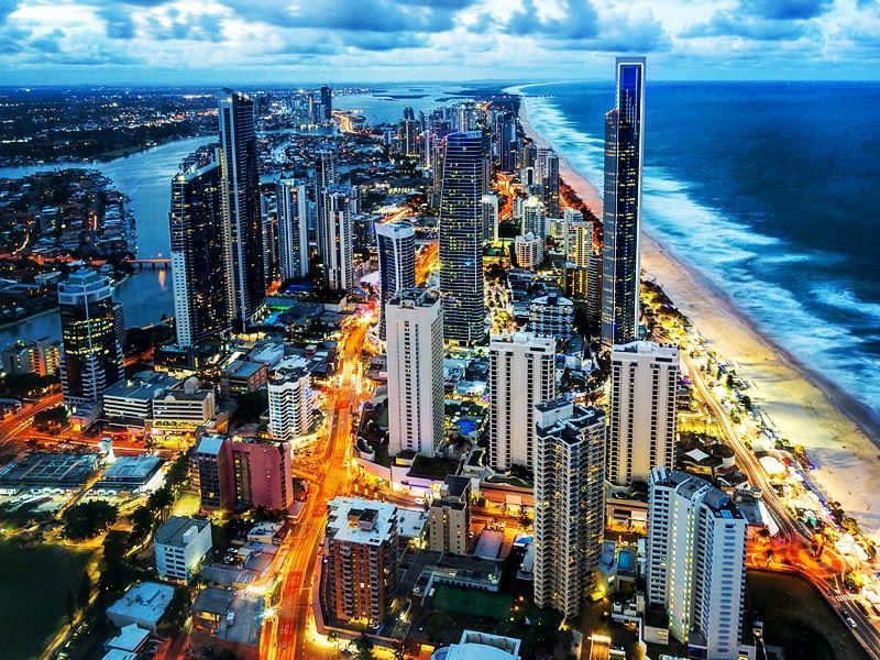 Australian cities skyline